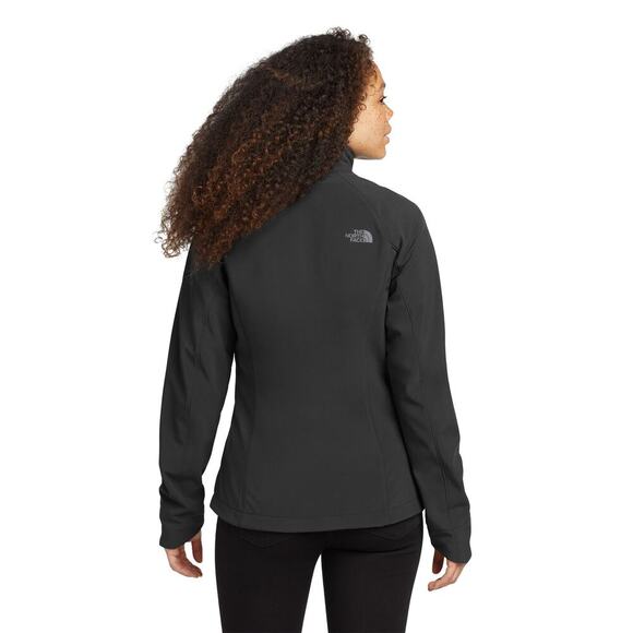 The North Face Womens Apex Barrier Soft Shell Black Full Zip Stretch Jacket XL - Picture 2 of 13